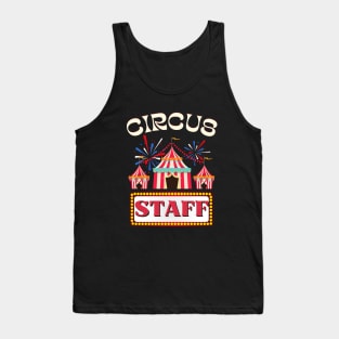 Circus Staff Vintage Themed Party Artist Tank Top